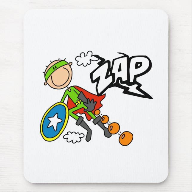 ZAP Boy Hero Mouse Pad (Front)