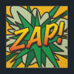 ZAP Fun Retro Comic Book Pop Art<br><div class="desc">A fun,  cool and trendy retro comic book pop art-inspired design that puts the wham,  zap,  pow into any superhero's day. Designed by ComicBookPop© at www.zazzle.com/comicbookpop*</div>