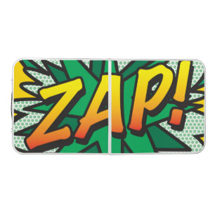 ZAP Fun Retro Comic Book Pop Art Beer Pong Table
