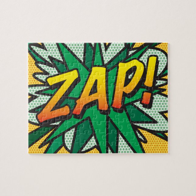 ZAP Fun Retro Comic Book Pop Art Jigsaw Puzzle (Horizontal)