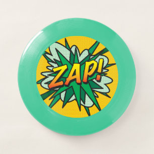ZAP Fun Retro Comic Book Pop Art Wham-O Frisbee
