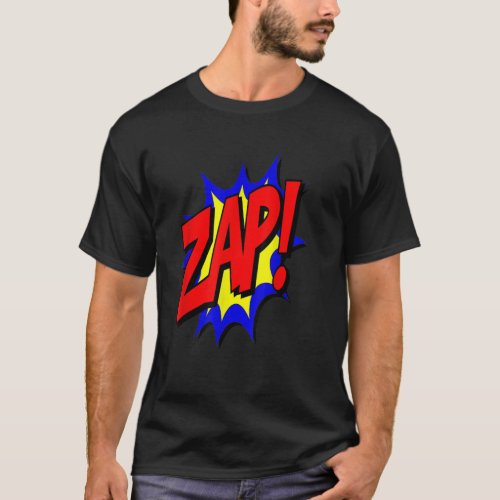 Zap Poof Bang Cartoon   T_Shirt
