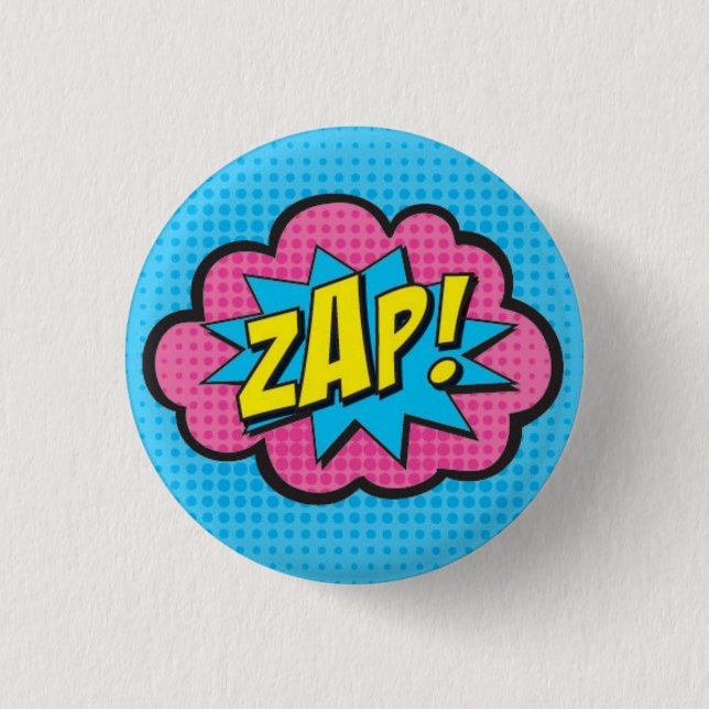 ZAP! Superhero Pin GV2 (Front)