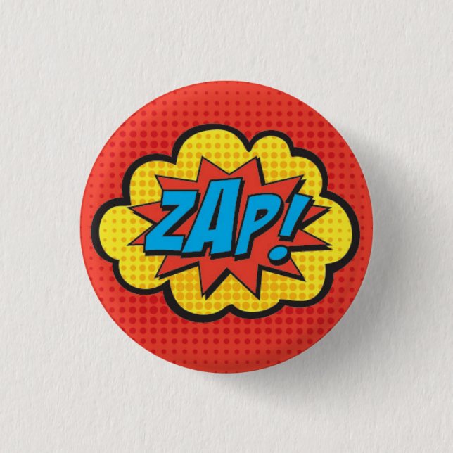 ZAP! Superhero Pin PC (Front)