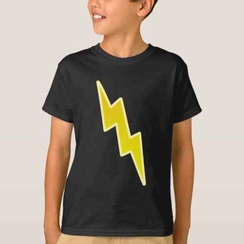 Zap _ Yellow Lightning Bolt T_Shirt