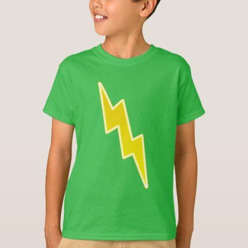 Zap _ Yellow Lightning Bolt T_Shirt