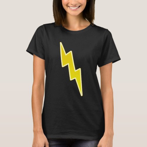 Zap _ Yellow Lightning Bolt T_Shirt