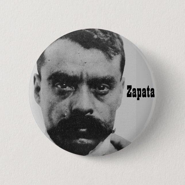 zapata divisa (button) pinback button (Front)