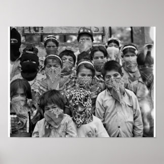Zapatista Ninos Poster