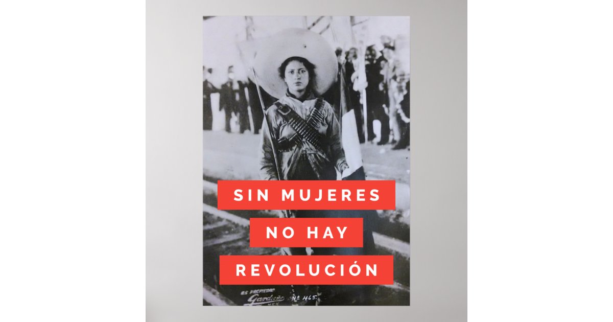 Zapatista Revolutionary Woman Historical Poster | Zazzle