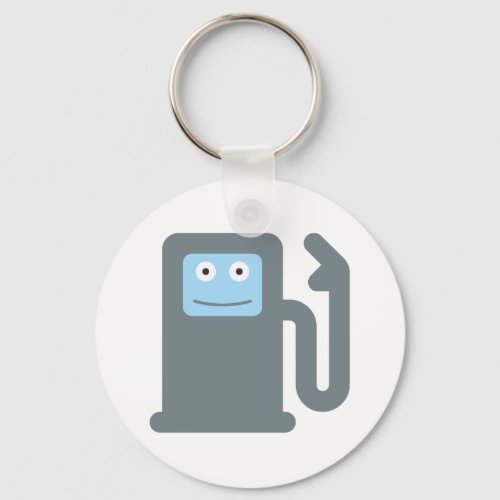 Zapfsule gas petrol pump keychain