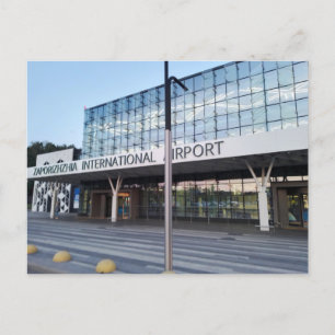 Zaporozhye International Airport in Ukraine Postcard