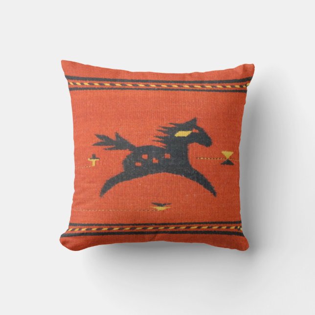 Zapotec Design / Throw Pillow (Front)