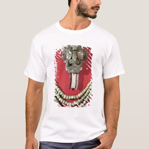 Zapotec pectoral the form of  mask representing T_Shirt