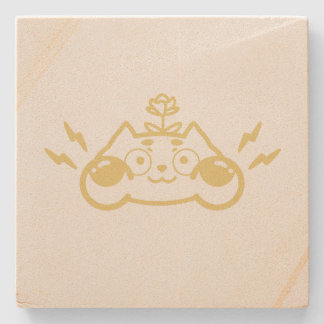 Zappy Chip the Cute Chipmunk Stone Coaster