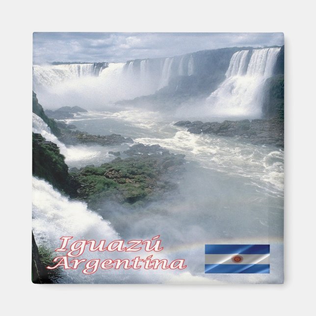 zAR010 IGUAZU National Park, Waterfalls, Fridge Magnet (Front)