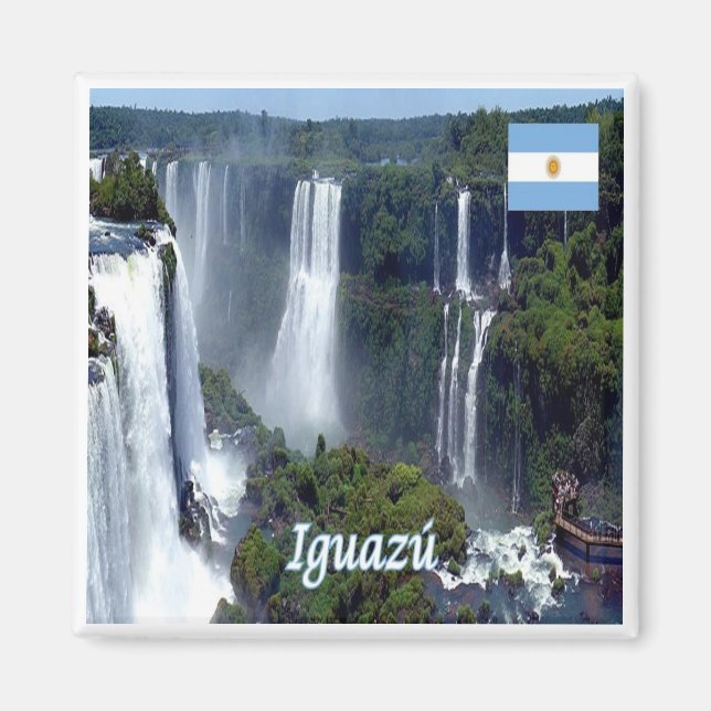 zAR029 IGUAZU FALLS, Argentina, America, Fridge Magnet (Front)