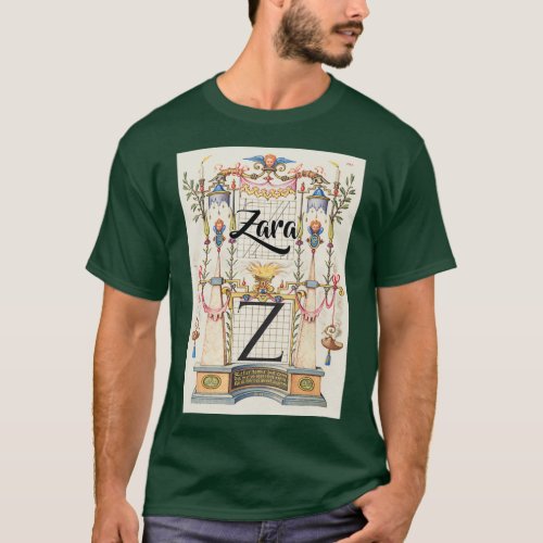 Zara Vintage and Modern Calligraphy Crafter Garden T_Shirt
