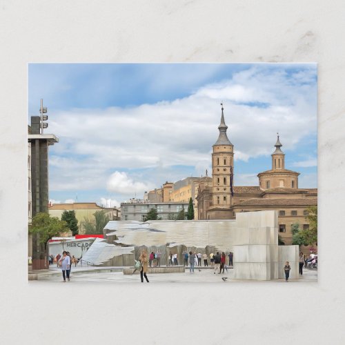 Zaragoza 21   postcard