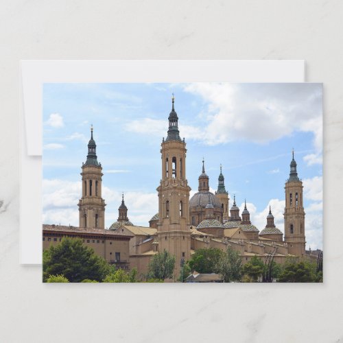 Zaragoza Cathedral of Our Lady of the Pillar Invitation