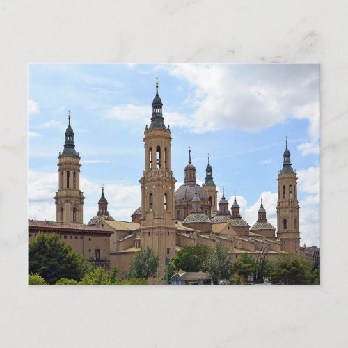 Zaragoza Cathedral of Our Lady of the Pillar Postcard