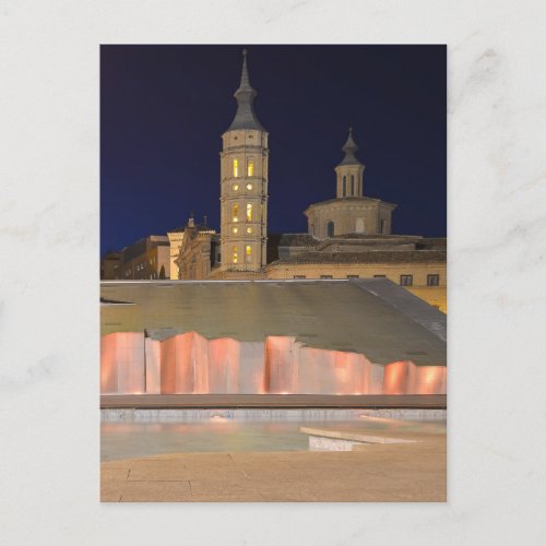 Zaragoza Fountain Postcard