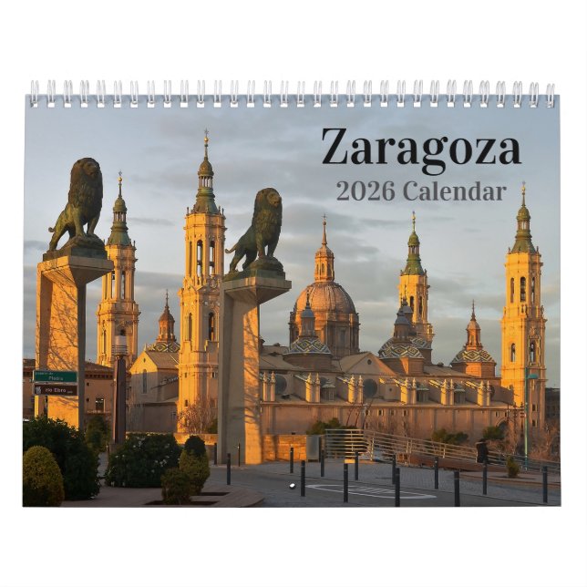 Zaragoza Spain 2026 Calendar  (Cover)