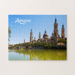 Zaragoza Spain custom text photo puzzles