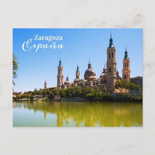 Zaragoza Spain postcard