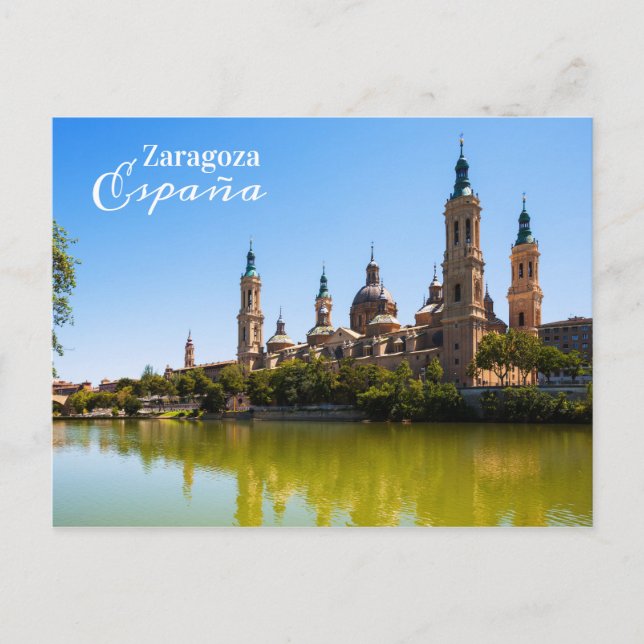 Zaragoza Spain postcard (Front)