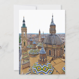 Zaragoza. The Cathedral of Our Lady of the Pillar. Invitation