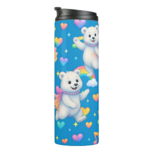 Zarah the Dancing Polar Bear Thermal Tumblers