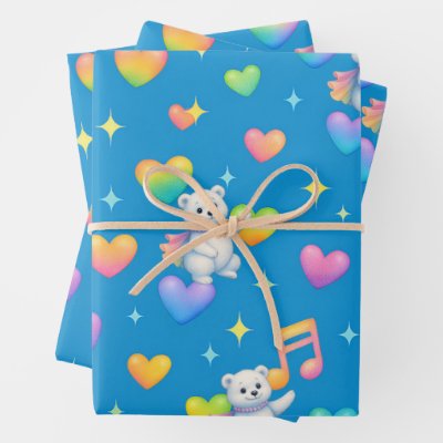 Zarah the Dancing Polar Bear | Wrapping Paper