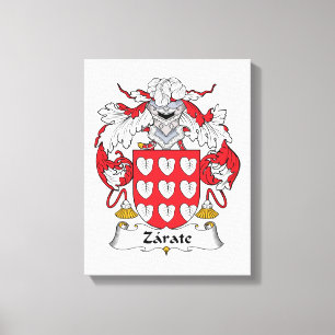 Zarate Family Crest Canvas Print