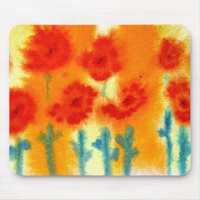 zarathustras flowers...art by Jutta Gabriel... Mouse Pad (Front)