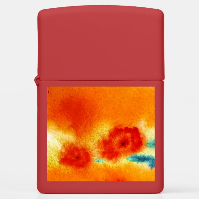 ...zarathustras flowers...art by Jutta Gabriel... Zippo Lighter (Front)