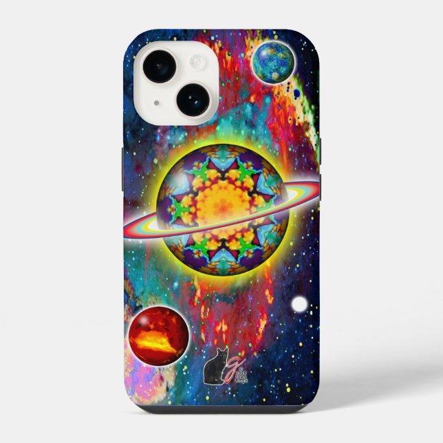Zargon Orbz Iphone Case (Back)