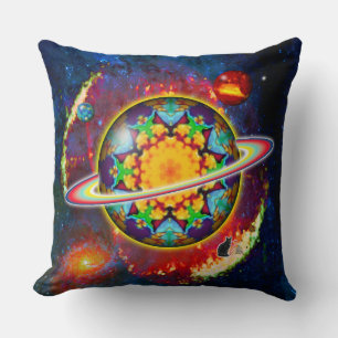 Zargon Orbz Throw Pillow