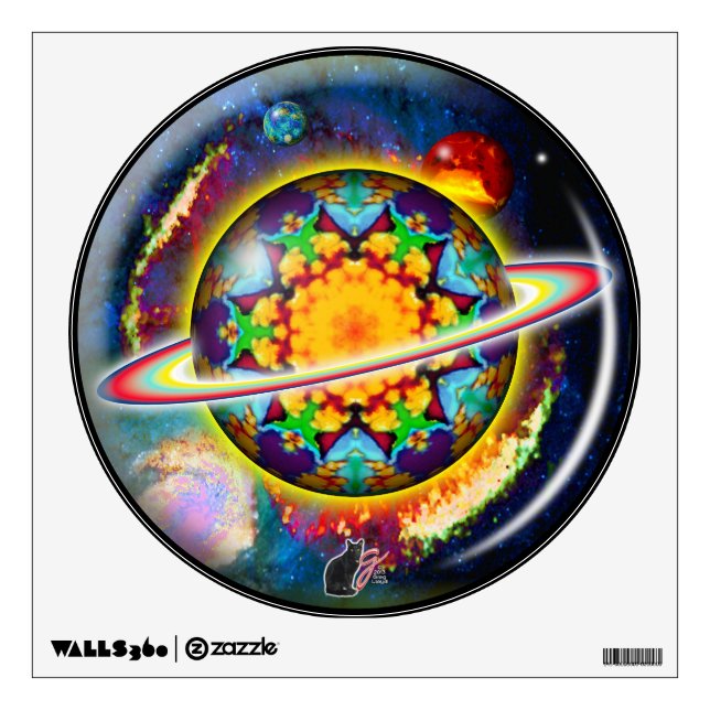 Zargon Orbz Viewport Lens Wall Decal (Front)