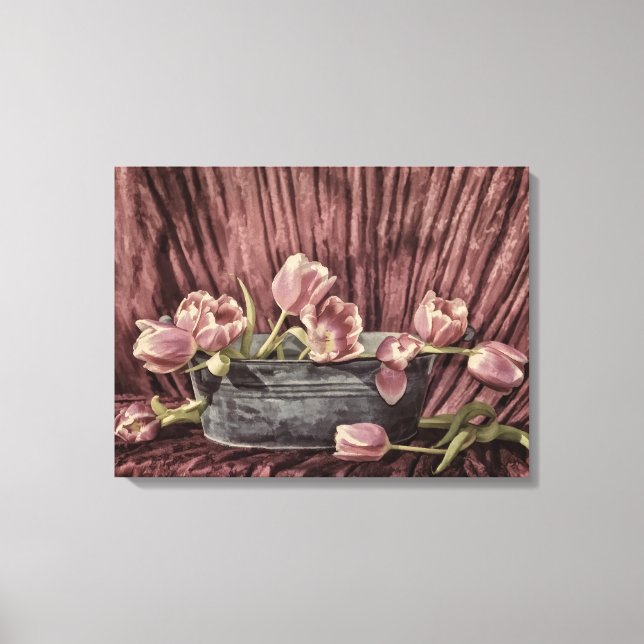 Zarte Tulpen Canvas Print (Front)