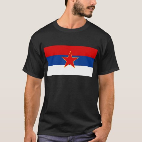 Zastava Crne Gore Montenegro flag T_Shirt