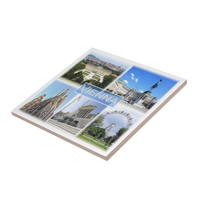 zAT005 VIENNA, Austria, Europe, Ceramic Tile (Side)