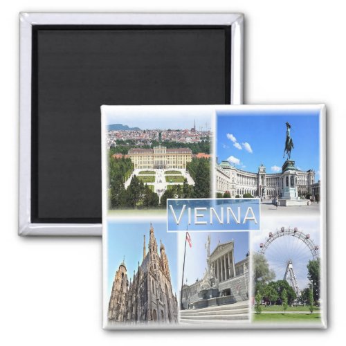 zAT005 VIENNA Austria Europe Fridge Magnet