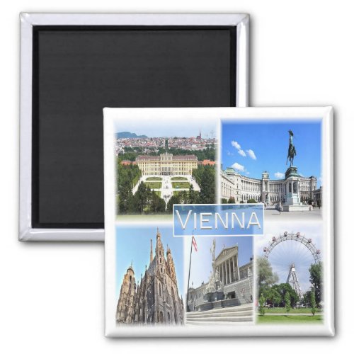 zAT005 VIENNA Austria Europe Fridge Magnet