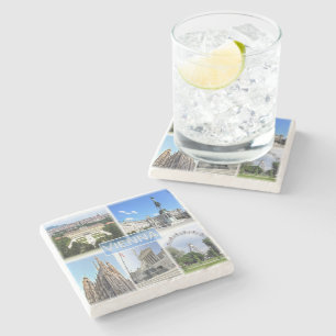 zAT005 VIENNA, Austria, Europe, Stone Coaster