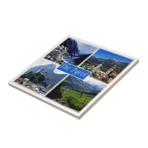 zAT007 THE AUSTRIAN TYROL, Austria, Ceramic Tile