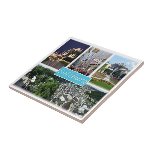 zAT008 SALZBURG Austria, Ceramic Tile (Side)