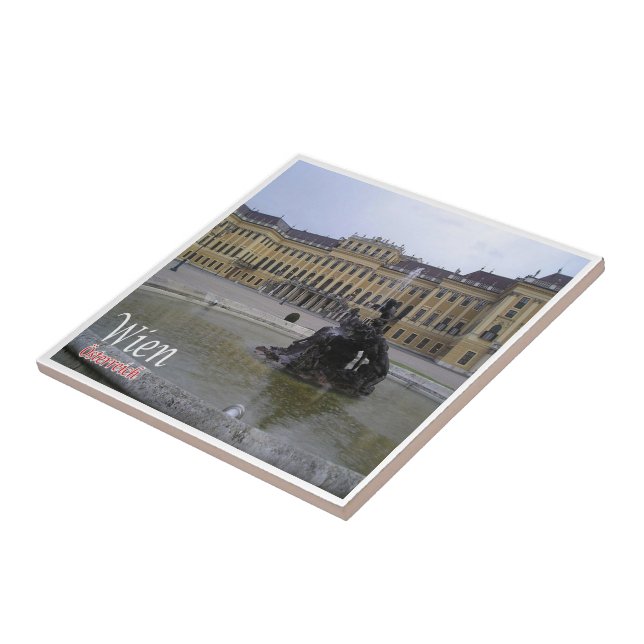 zAT011 VIENNA WIEN Austria, Ceramic Tile (Side)