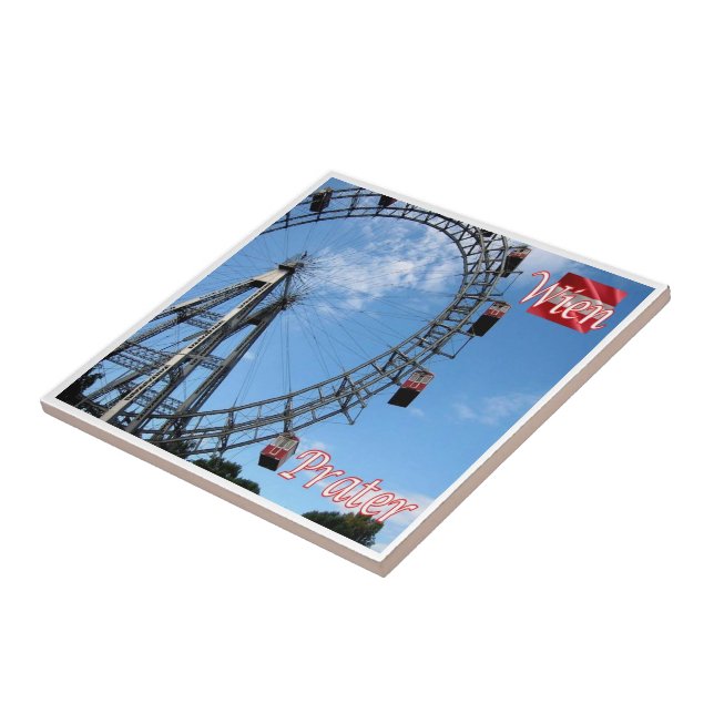 zAT014 WIEN PRATER Austria, Ceramic Tile (Side)