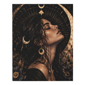 Zatarah's Moon A Faux Canvas Print